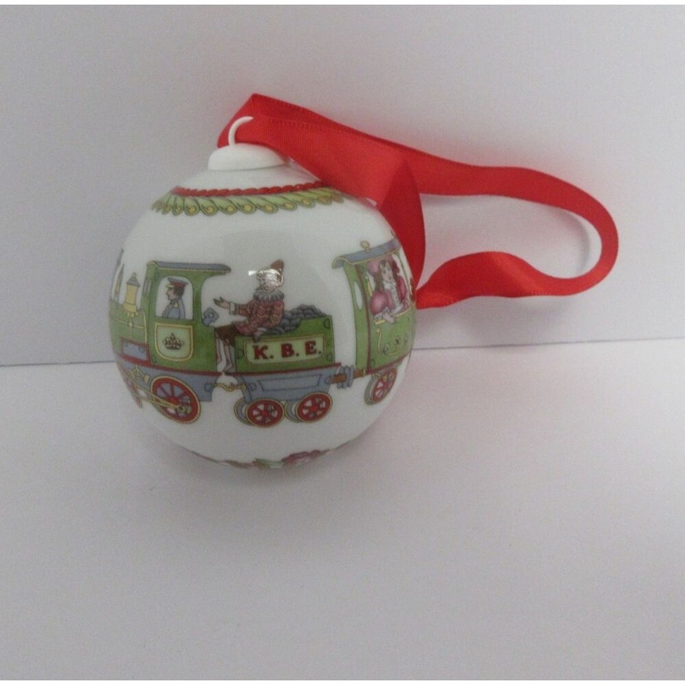 Hutschenreuther Christmas Ball With Original Package Top Condition Vintage 1994